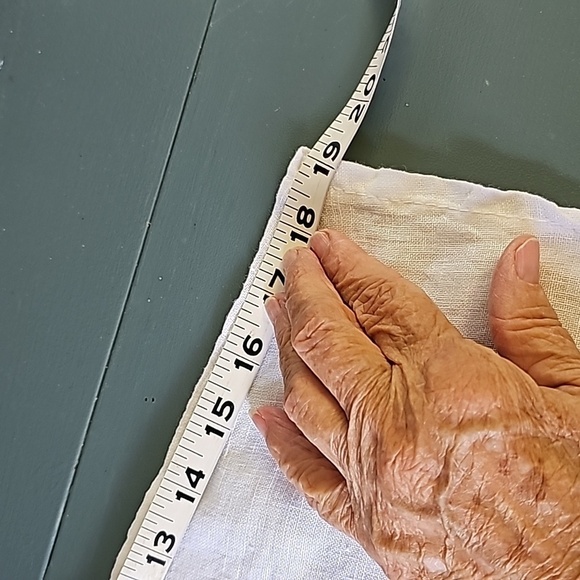 GIUSY white 100% linen made in Italy women's top. Oversized small Raglan sleeves - Picture 9 of 11